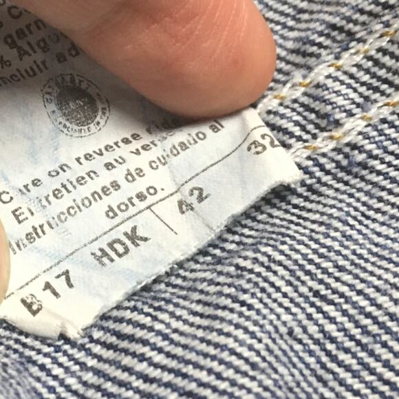 Carhartt B17 Jeans Relaxed Fit Tapered Leg Blue Men's 42 Denim Work Pants Casual - Picture 3 of 10